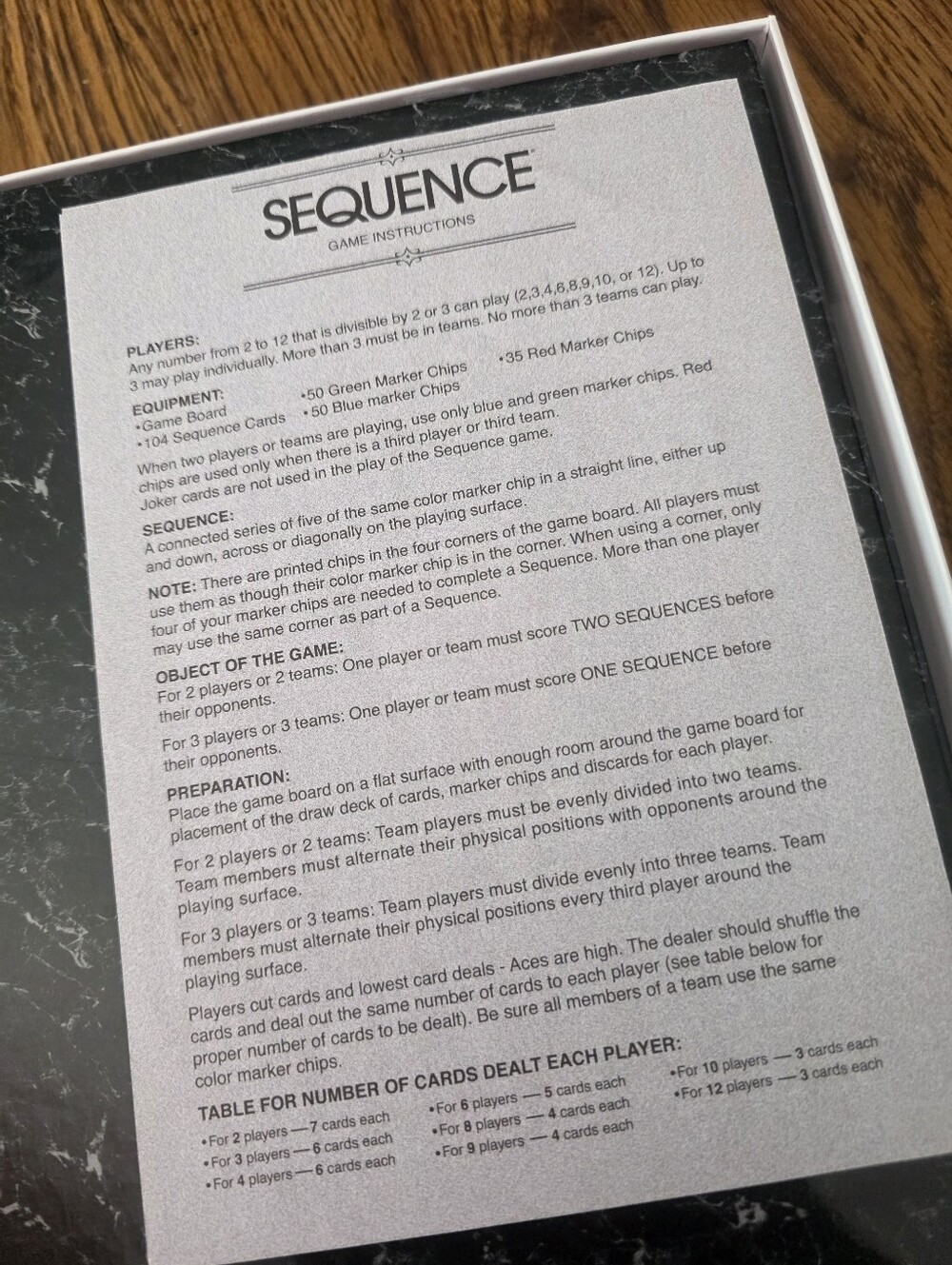 Sequence Board Game - Picture 3 of 5